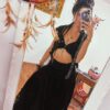 Falda Bohemian Larga Negra