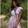 Vestido Tie Dye Corto Ibiza Malva