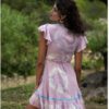 Vestido Tie Dye Corto Ibiza Malva - Imagen 2