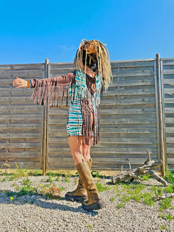 Vestido Tie Dye Flecos - Imagen 2