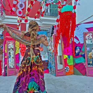 Falda Tie Dye Larga