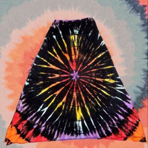 Falda tie dye Recta