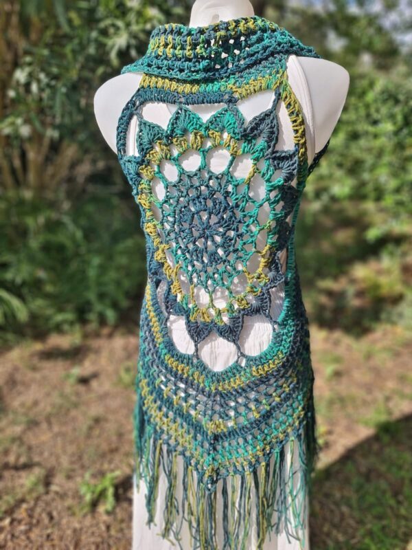 Chaleco Mandala Verde