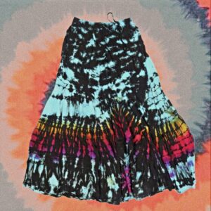 Falda Tie Dye Azul
