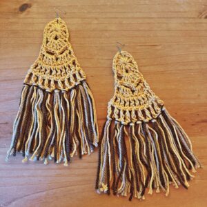 Pendientes Hippie Gypsy Mostaza
