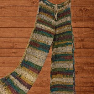 Pantalón Hippie Flecos Kaki