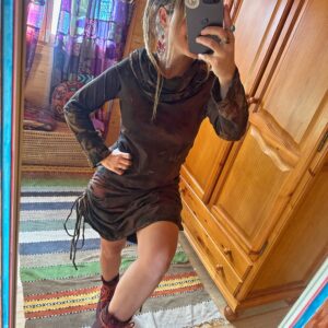 Vestido Venture Tie Dye Marrón