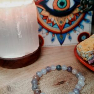 Pulsera Jade Lavanda