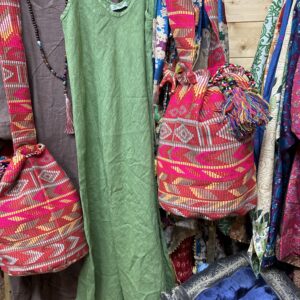 Vestido Lino Verde