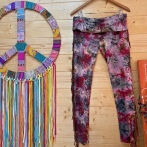 Leggins Tie Dye Flecos