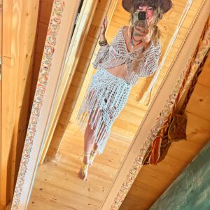 Chal/Pareo Bohemian Blanco