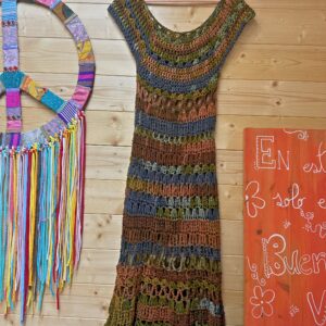 Vestido Crochet Bosque