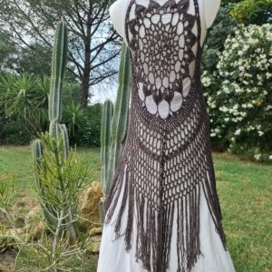 Chaleco Mandala Marrón