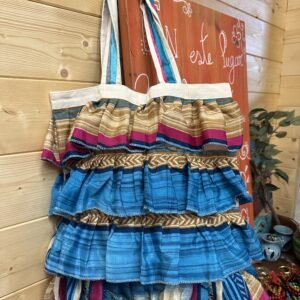 Bolso Volantes Saree Azul