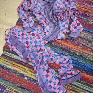 Pijama Seda Rosa