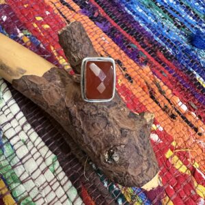 Anillo Cornalina Plata