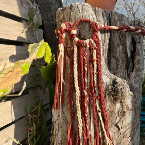 Cinturón Pachamama Burdeos