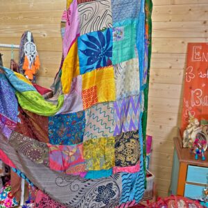 Falda Patchwork Seda Reversible 7