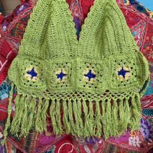 Top Crochet Verde