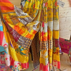 Pantalón Patchwork Mostaza