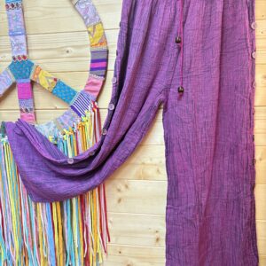 Pantalón Botones Rosa