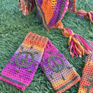 Mitones Morados Carol Bohemian